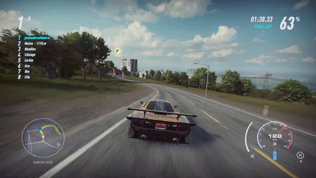 NFS Heat destroying everyone with the McLaren F1 GTR!!!! смотреть онлайн