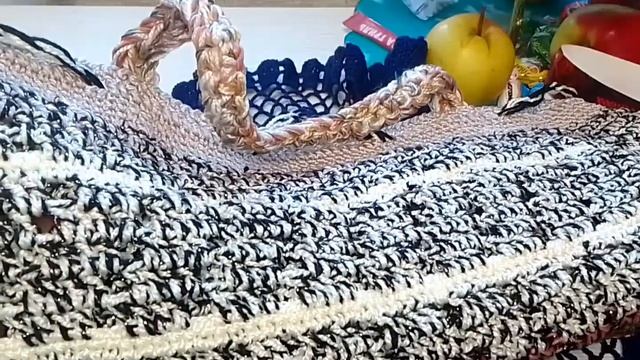 сумка - авоська крючком экспресс МК смотреть онлайн
