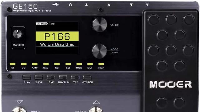 Mooer GE150 Sound Sample (Carol OD) смотреть онлайн