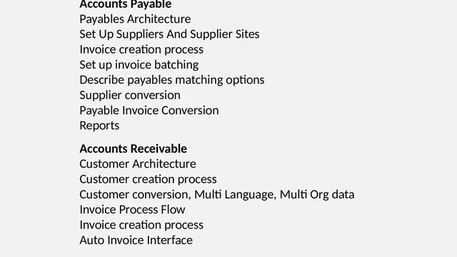 Oracle Apps Finance functional online training смотреть онлайн