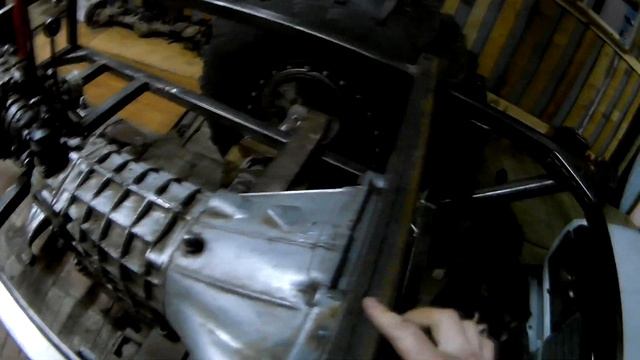 Каракат своими руками, переломный узел, крепление моста раздатки и кпп. Часть 2