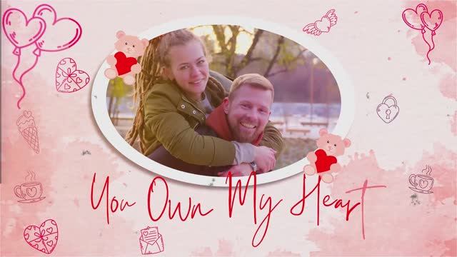 Videohive Happy Valentine Greeting And Wedding Slideshow