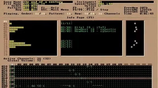 the end of a century - n0c (Playing on Impulse Tracker 2.14) смотреть онлайн