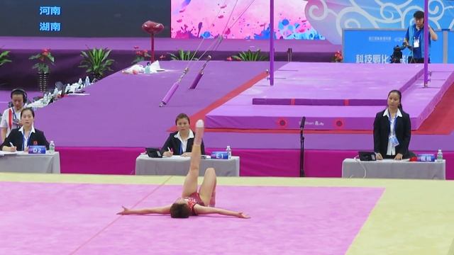 Jia Fangfang - FX EF - 2019 CHN Nationals Zhaoqing смотреть онлайн