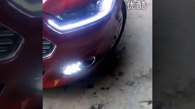 Aftermarket LED Daytime Running Lights Mustang Style / Headlight for Ford Fusion смотреть онлайн