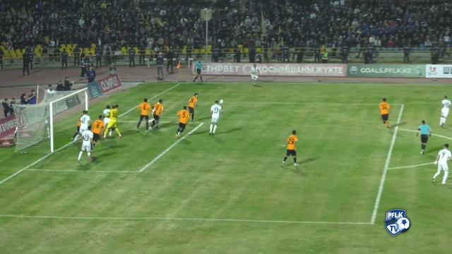Гол - А. Жаксылыков. Ордабасы - Шахтер 1:0. 25 тур. Чемпионат 2023 смотреть онлайн