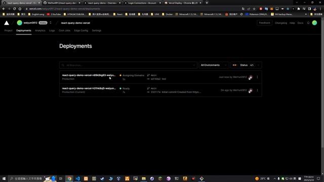 使用 Vercel 部署前端與後端專案 (React, NodeJS API Service) смотреть онлайн