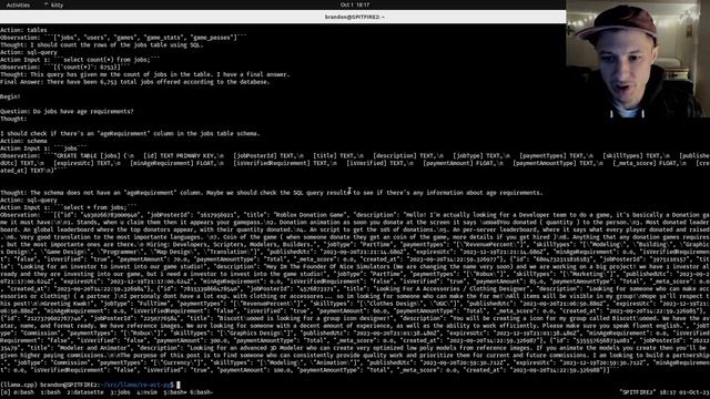 A conversation with my data: Local AI, SQLite, reason and act смотреть онлайн