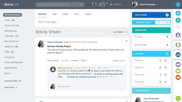 How To Add Email Recipients To Activity Stream Posts In Bitrix24 смотреть онлайн