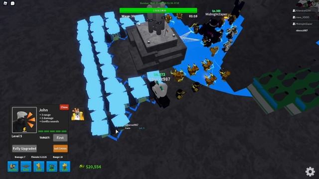 Hidden Wave In Moon Base| Tower Defense Simulator| Roblox смотреть онлайн