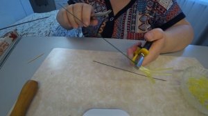 МК как сделать одуванчик из коктельных трубочек. Декор для сада.