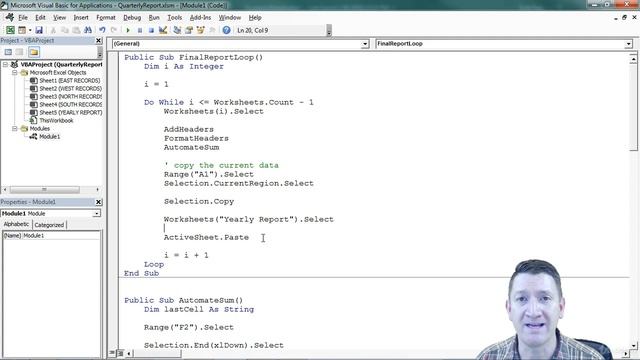 36 Project #5 Copying and Pasting Data with VBA смотреть онлайн