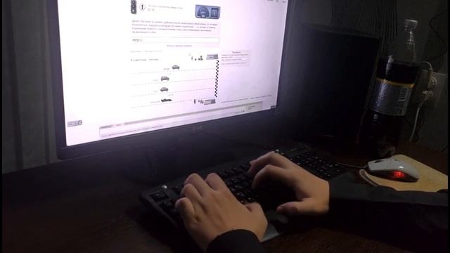 Клавогонки. Мой двухпальцевый слепой набор. 400+ зн/мин смотреть онлайн