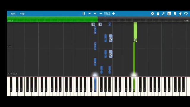 No Leaf Clover - Metallica - Synthesia Piano Tutorial смотреть онлайн
