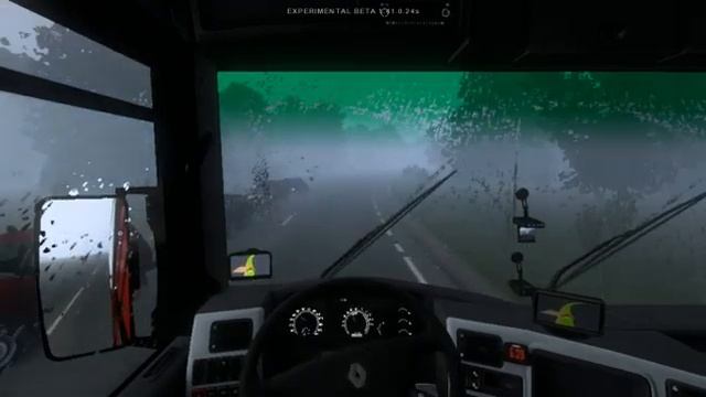 ночной рейс на старичке рено магнум ets2 смотреть онлайн