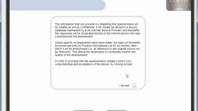 Psytech GeneSys Online Tutorial Unit 3.1 Administering tests & Supervised Administration смотреть онлайн