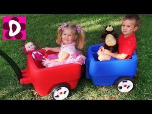 Маша и Медведь ПОТЕРЯЛИСЬ В ЛЕСУ Новая серия С любимыми героями мультика Маша и Медведь для Детей