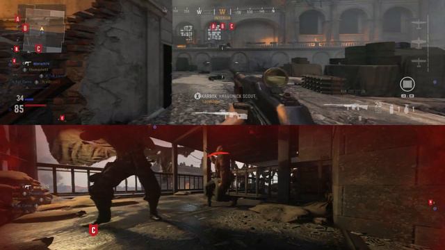 Call Of Duty Vanguard Domination Split Screen Multiplayer Gameplay With GF смотреть онлайн