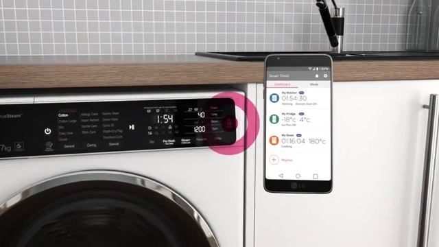 LG NFC Tag On Feature | Washer Dryers | ao.com смотреть онлайн
