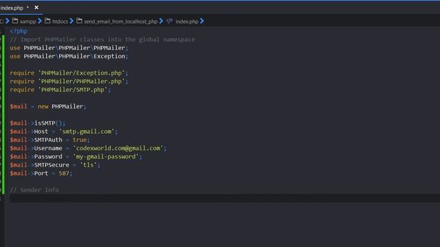 How to Send Email from Localhost using PHP смотреть онлайн