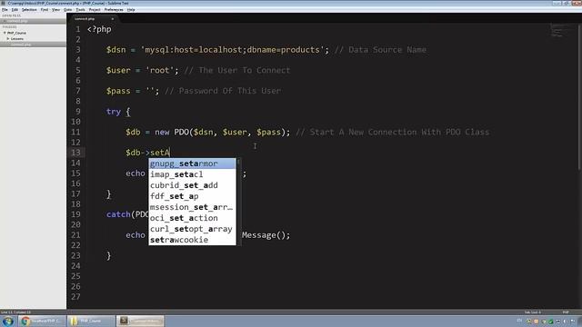 Learn MySQL In Arabic #04 - Connect With PDO + Examples смотреть онлайн