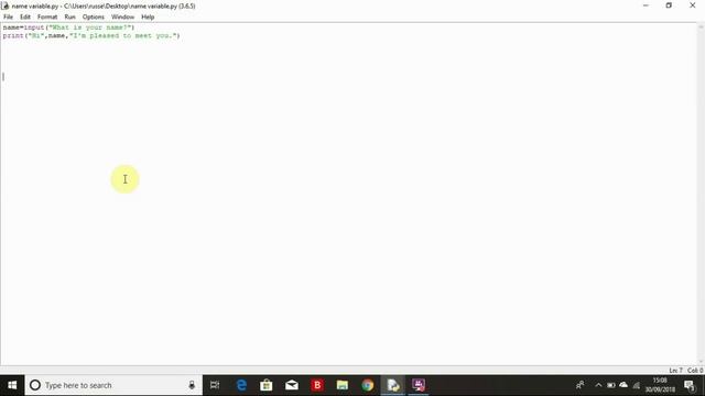 Python Tutorial for Absolute Beginners #2 The Use of Variables смотреть онлайн