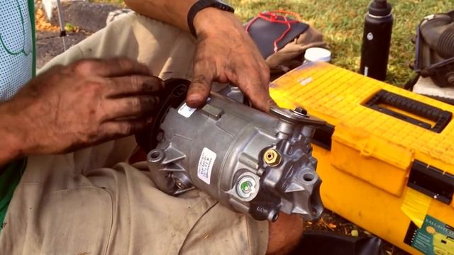 How to Replace AC Compressor - Saturn , Chevy , Pontiac , Ion , cobalt смотреть онлайн