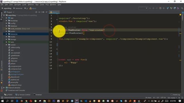 Install Vue Router part - 8 смотреть онлайн