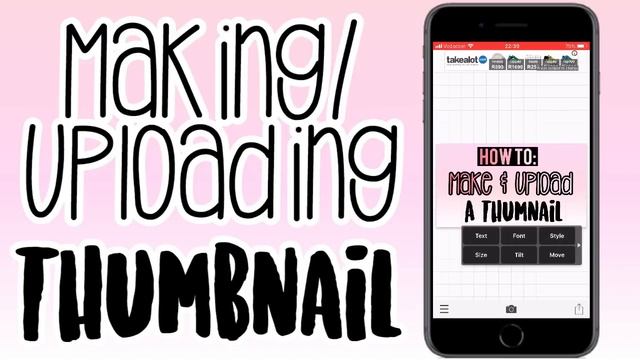 How to make & upload a Thumbnail on iPhone | Tech Videos смотреть онлайн