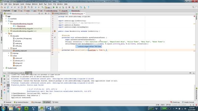 Android Lab 6: Lists, Arrays, and URIs смотреть онлайн