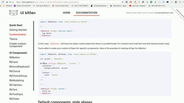 UIKitten Tutorial1 React смотреть онлайн