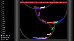 Slimy Worm Race 2 in Algodoo