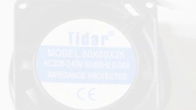 80X80X25 220/240V 50/60HZ 0.08A Cooling Fan 2 wire with connection смотреть онлайн