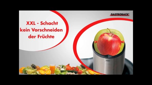 Gastroback Juicer Advanced Pro juicemaskine смотреть онлайн