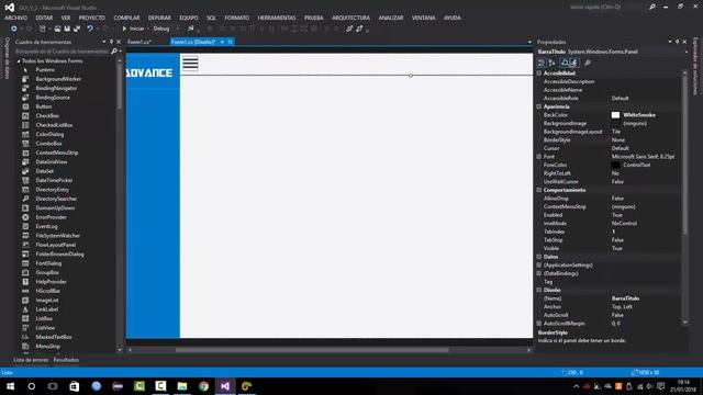 P1/ Formulario Plano Moderno, Menú animado, Only Form, Versión Base/ C#, WinForm (Beta) смотреть онлайн