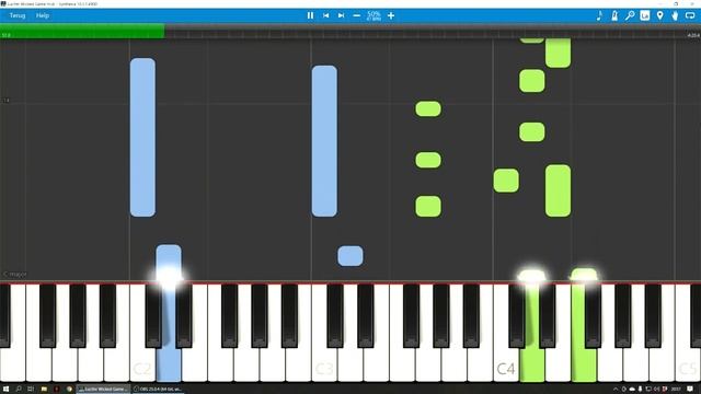 Lucifer - Wicked Game Piano Tutorial Synthesia + free midi смотреть онлайн