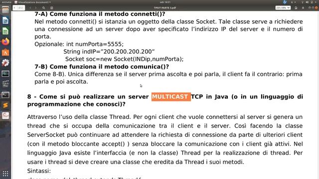 Ripasso: client server in Java e Thread смотреть онлайн