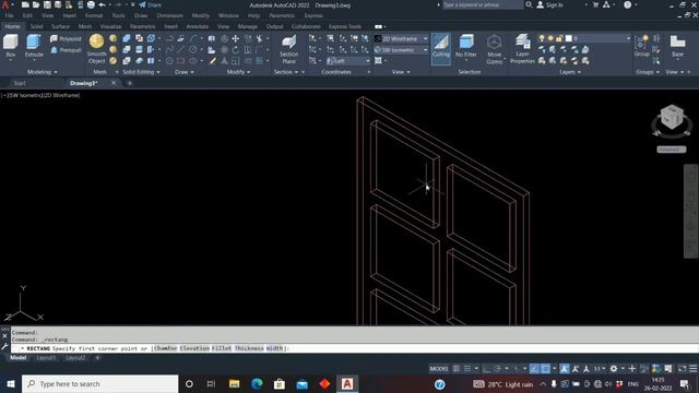 How To Draw 3D Door In AutoCAD | Malayalam | AutoCAD 3D | 3D Door Modelling | AutoCAD Tutorial 2022 смотреть онлайн