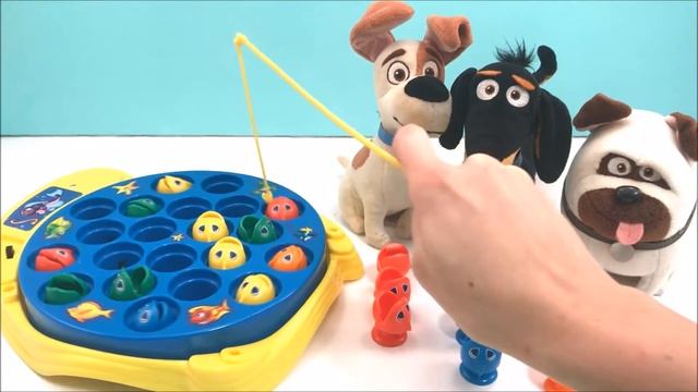 Secret Life of Pets Play Let's Go Fishing Game смотреть онлайн