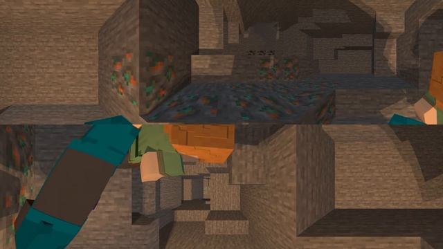 360° Video || WARDEN vs Alex and Steve - Minecraft VR смотреть онлайн