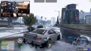 Дрифт на руле в GTA5!!!Drift GTA5#Thrustmaster