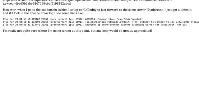 DevOps & SysAdmins: Running Node js app on subdomain of Apache 2.4 server смотреть онлайн