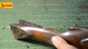 Ремонт приклада. Трещина в шейке.