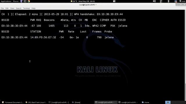 Cracking WPA & WPA2 key with Aircrack-ng on Kali Linux смотреть онлайн