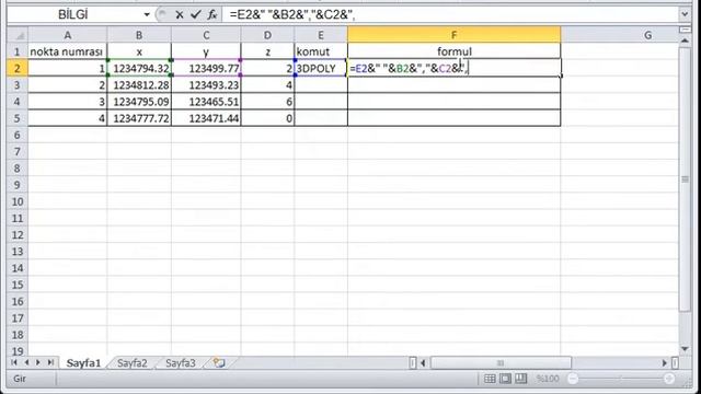 Excel deki kordinatları autocad e aktarmak смотреть онлайн