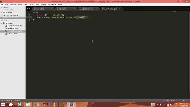 Insertar registros en Sybase con Php PARTE 2 смотреть онлайн