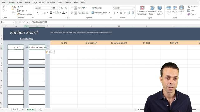 How to make a Kanban Board in Excel смотреть онлайн