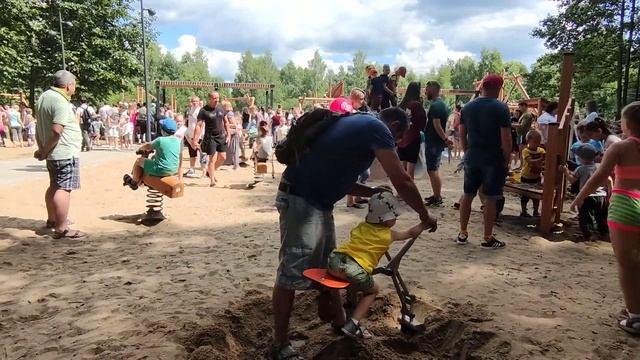 16 июля 2022 г. Открытие площадки в парке 1 Мая Орехово-Зуево смотреть онлайн