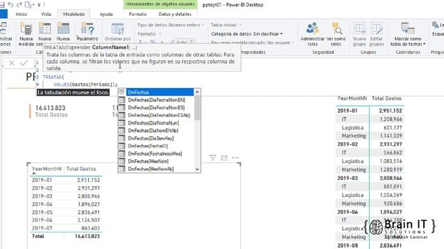 DAX - Uso de la Funcion TREATAS y un ejemplo de aplicacion смотреть онлайн
