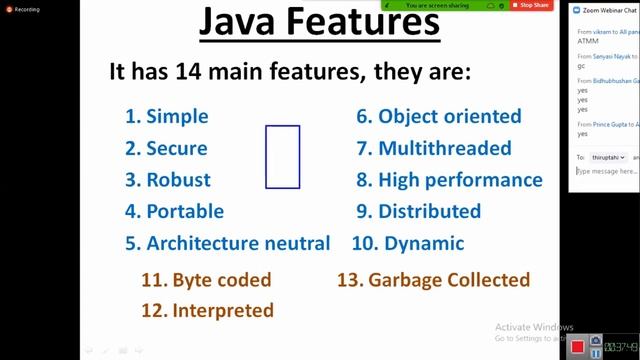 Java Feature-OOPS,Multi thread,High Performance and distributed Class 4 javaFeature part2 13/08/202 смотреть онлайн